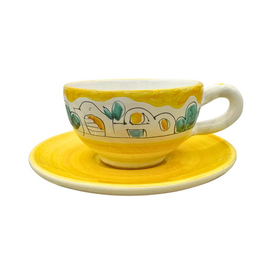 Cappuccino cup and saucer (Cheramix)