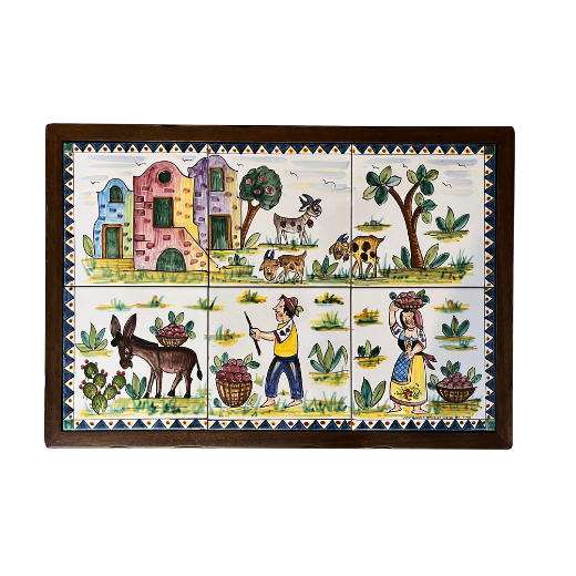 Tile (with wooden frame)