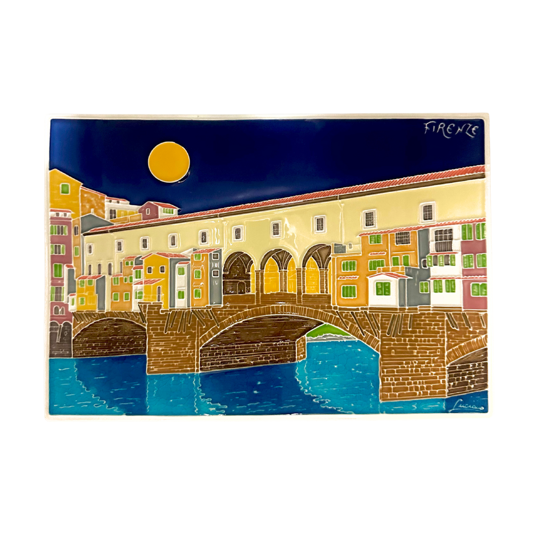 Ceramic painting -Tuscany-