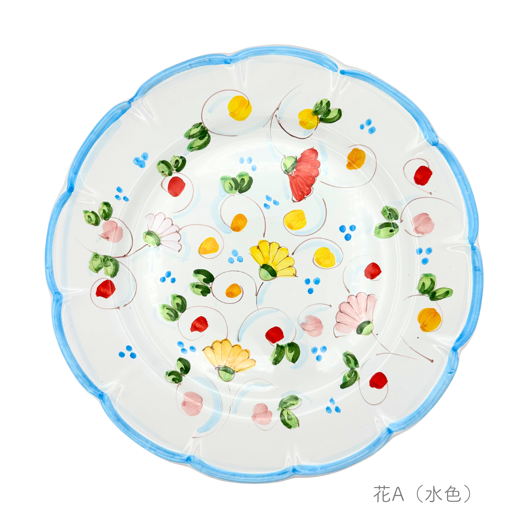 ディナープレート-植物柄-（チェラミックス）