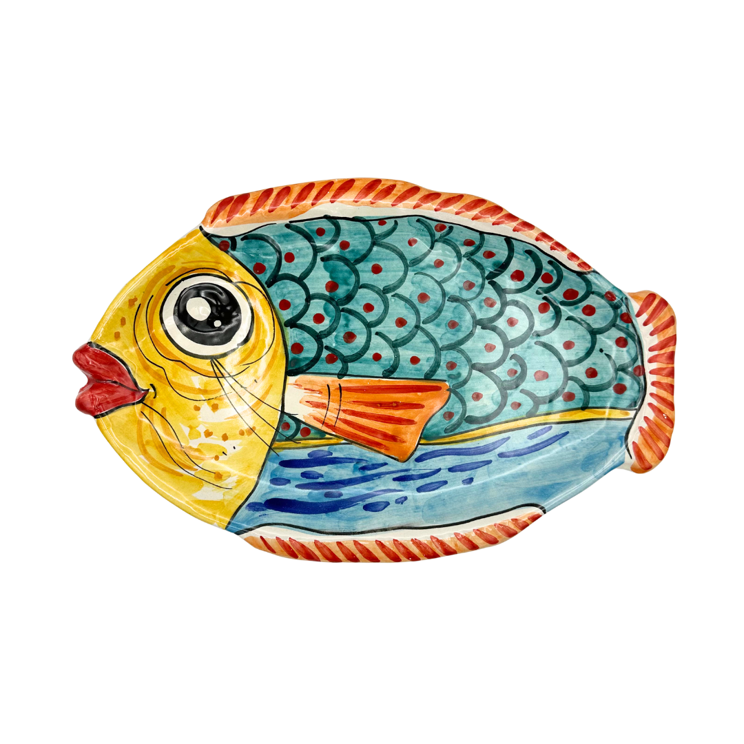 お魚プレート（楕円形）/（マッシミーノ）