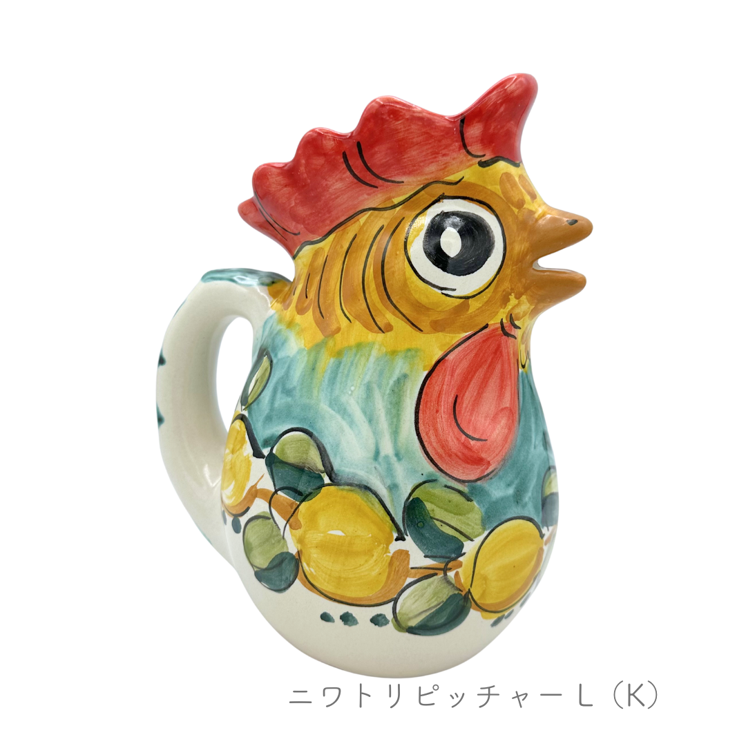 ニワトリピッチャー L / H20cm（マッシミーノ）