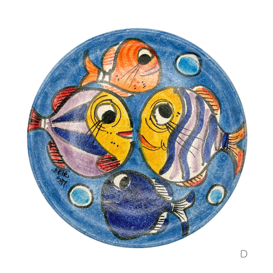 絵皿 - マット/魚 - （マッシミーノ）