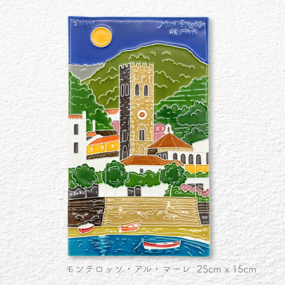 Ceramic painting -Liguria-