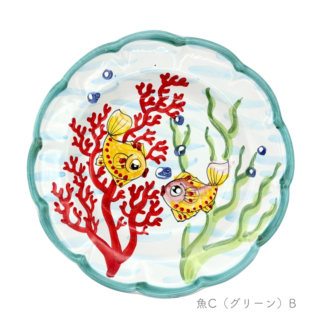 パスタプレート-生き物柄-（チェラミックス）