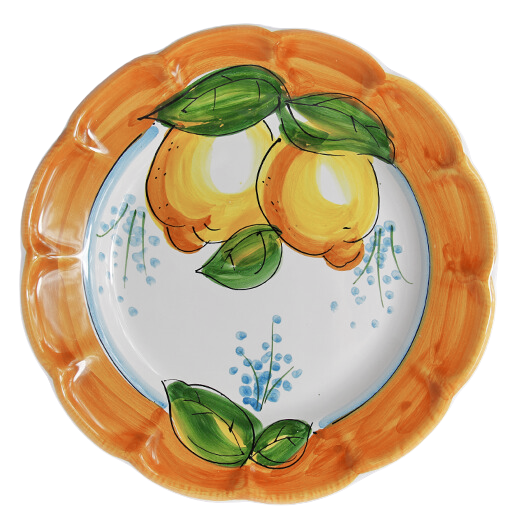 Lunch Plate - Plant Pattern - (Cheramix)