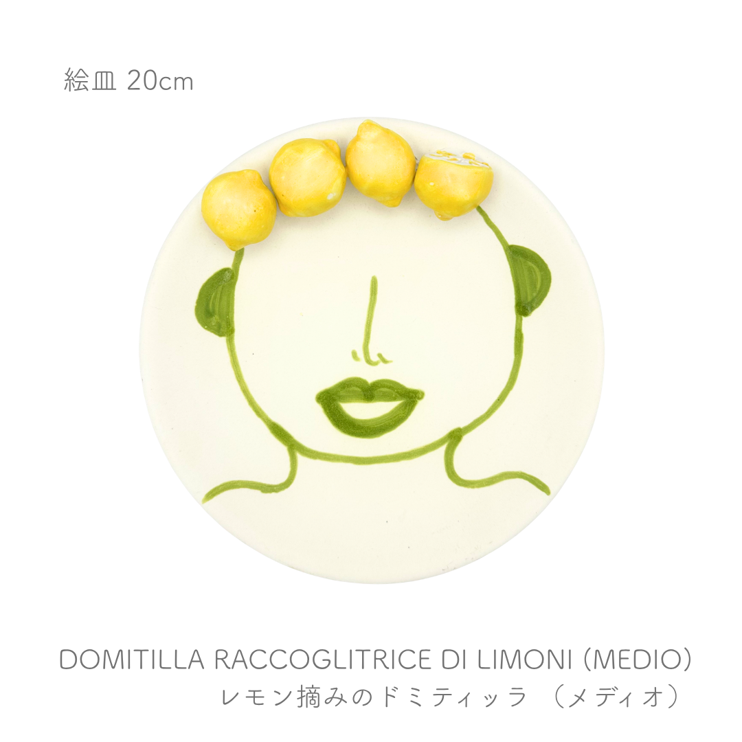 絵皿 20cm  （パトリツィア イタリアーノ）