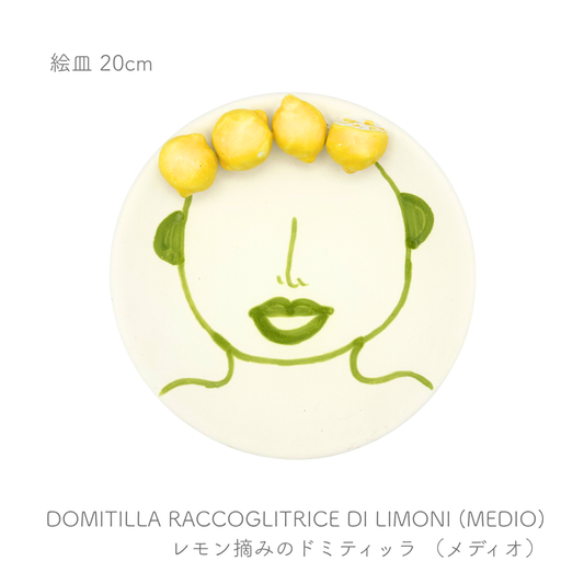 絵皿 20cm  （パトリツィア イタリアーノ）