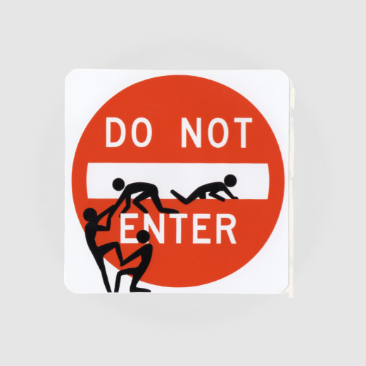 Sign art sticker