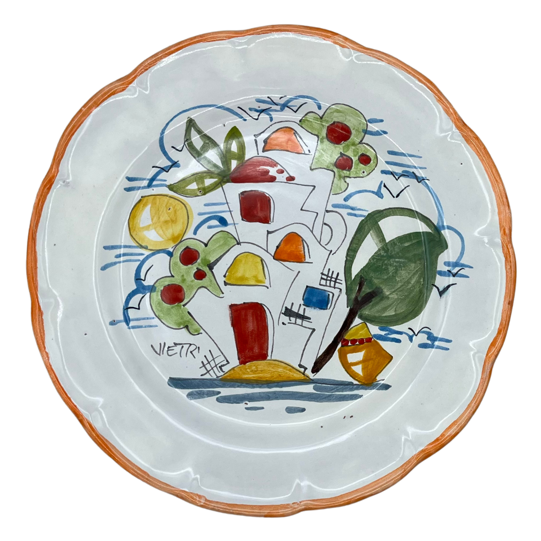 Dinner plate - Vietri type - (Massimino)