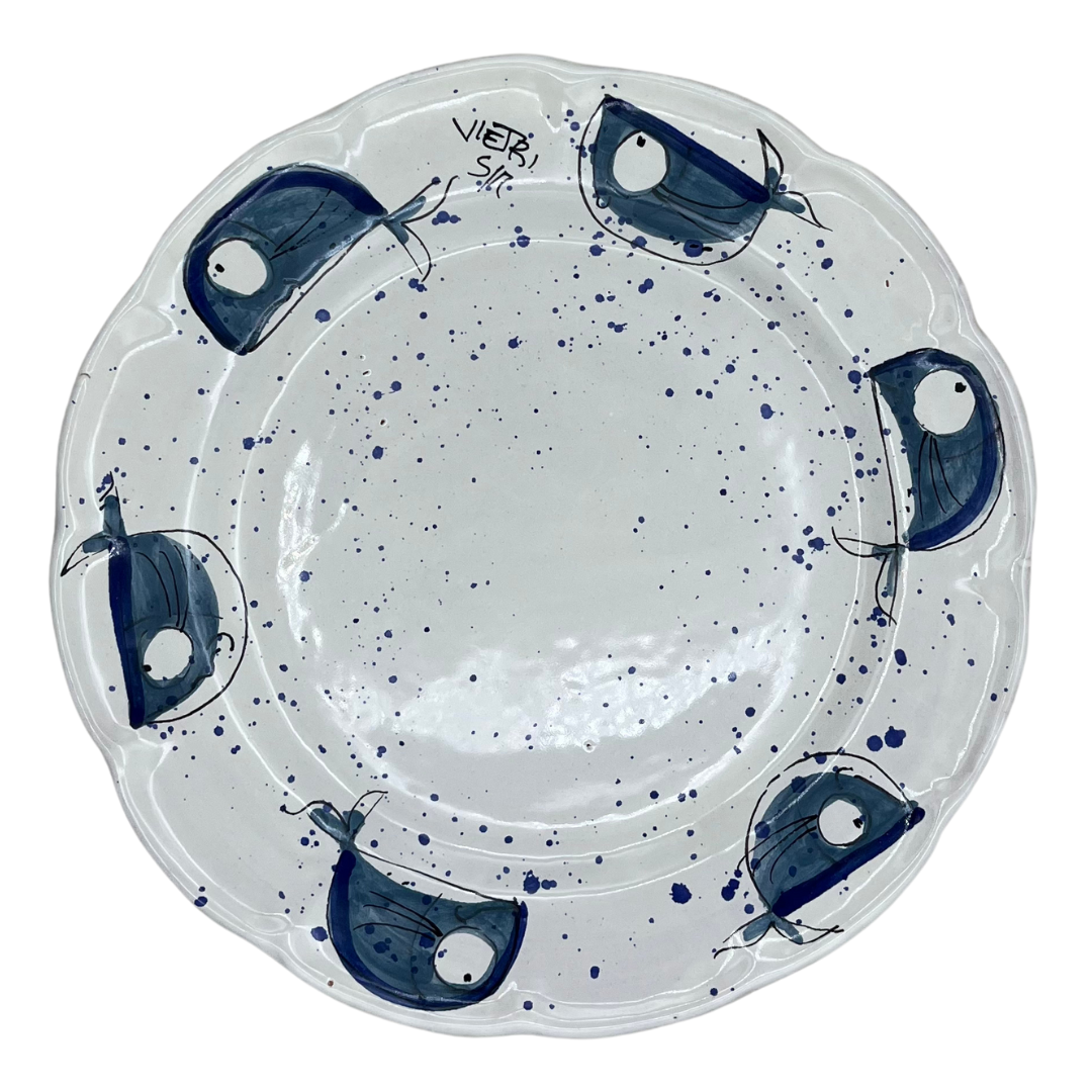 Dinner plate - Vietri type - (Massimino)