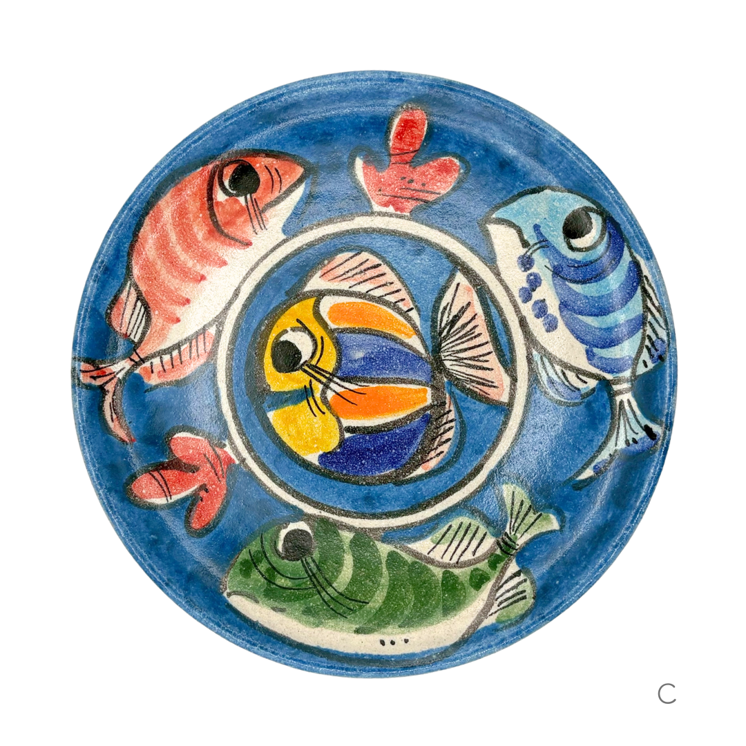 絵皿 - マット/魚 - （マッシミーノ）
