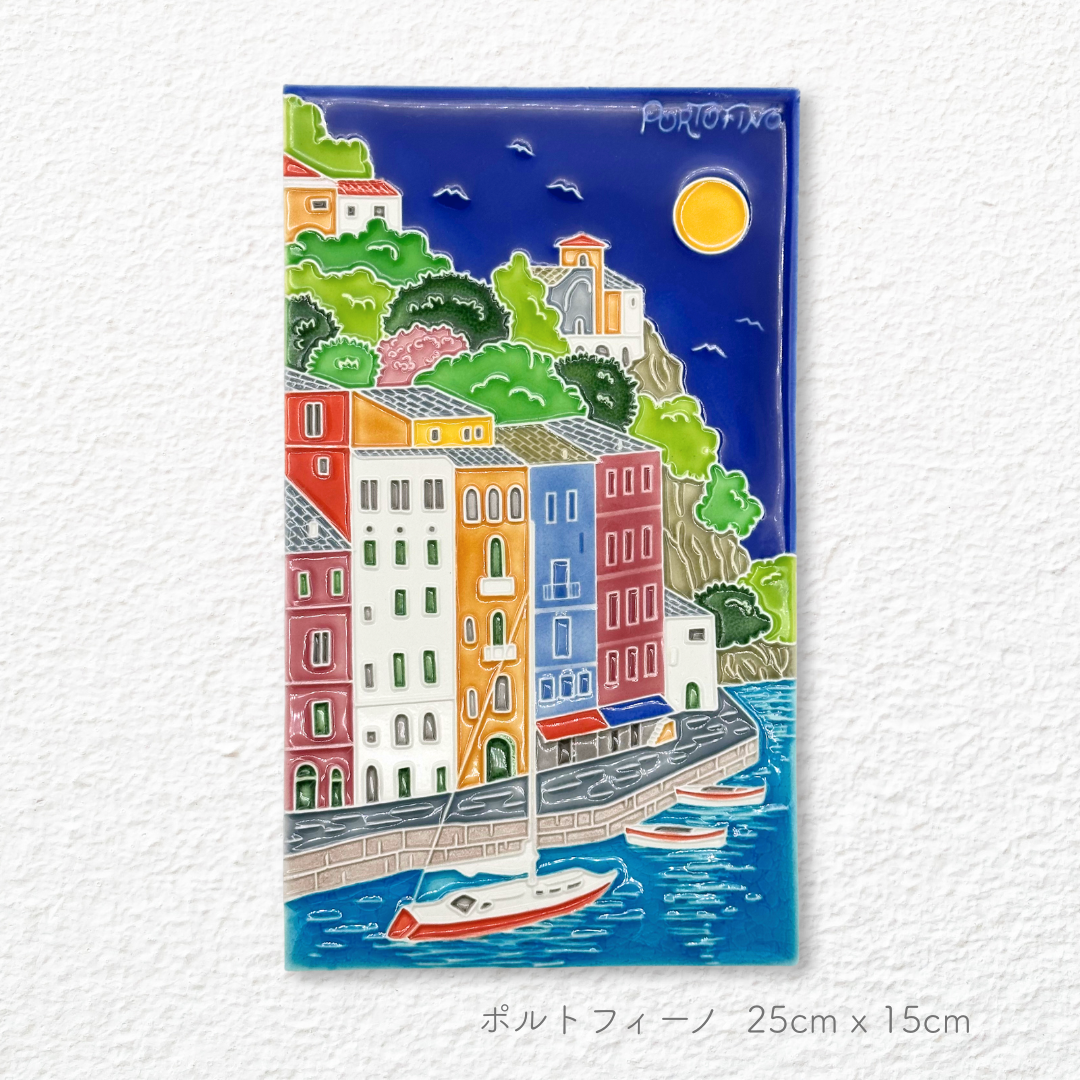 Ceramic painting -Liguria-