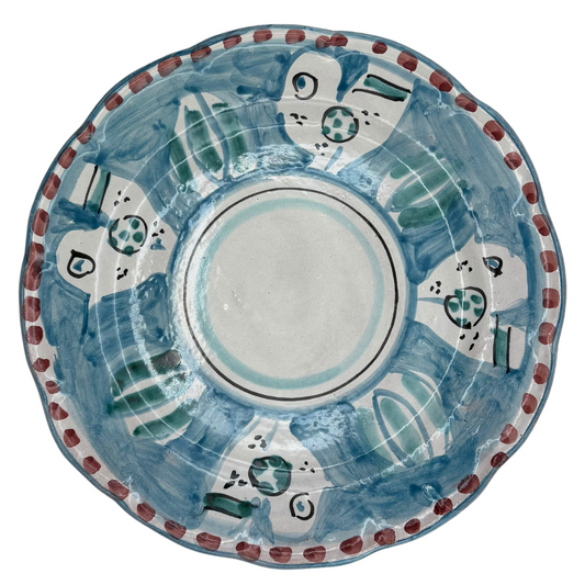 Dinner plate - Vietri type - (Massimino)