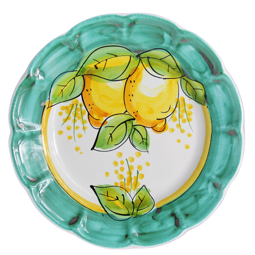 Lunch Plate - Plant Pattern - (Cheramix)