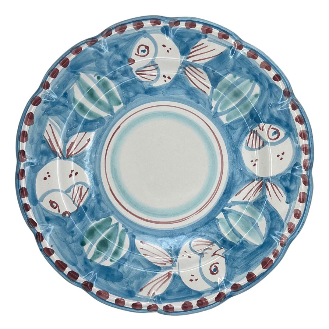 Dinner plate - Vietri type - (Massimino)