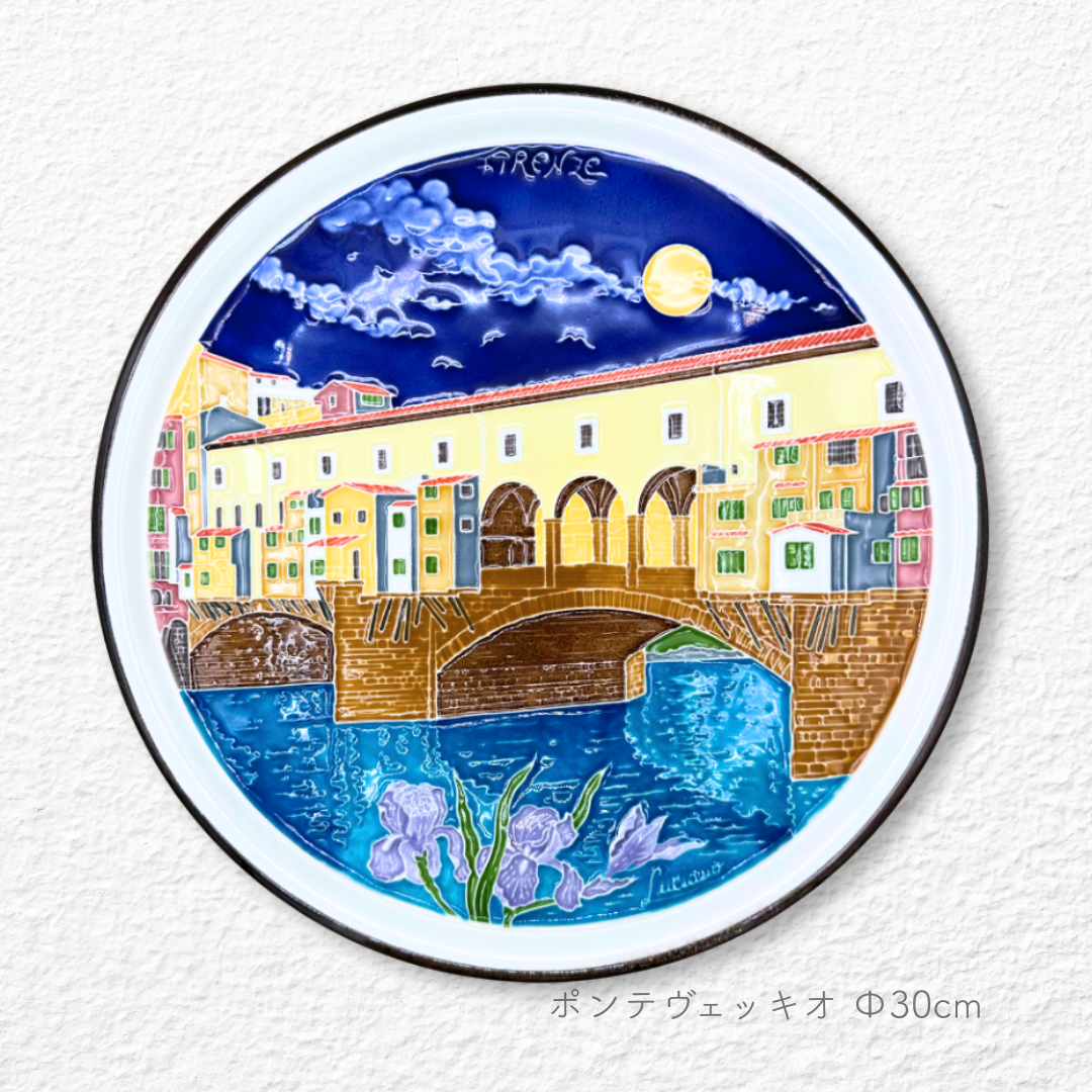 Ceramic painting -Tuscany-