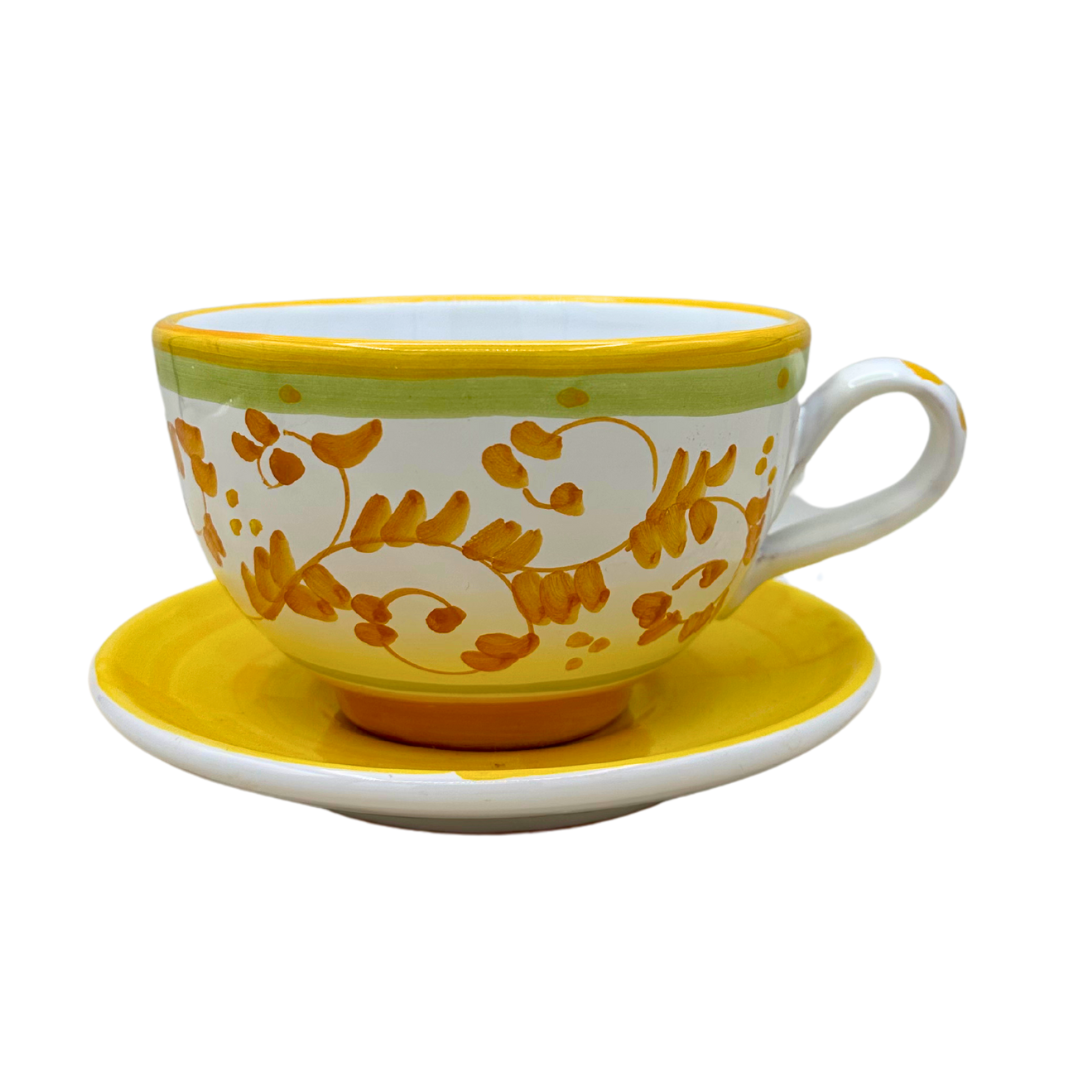 Latte cup and saucer (Cheramix)