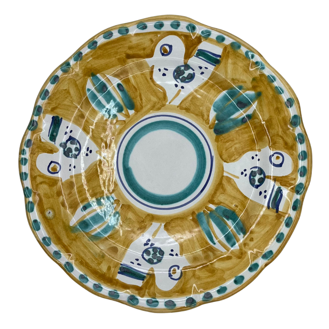 Dinner plate - Vietri type - (Massimino)