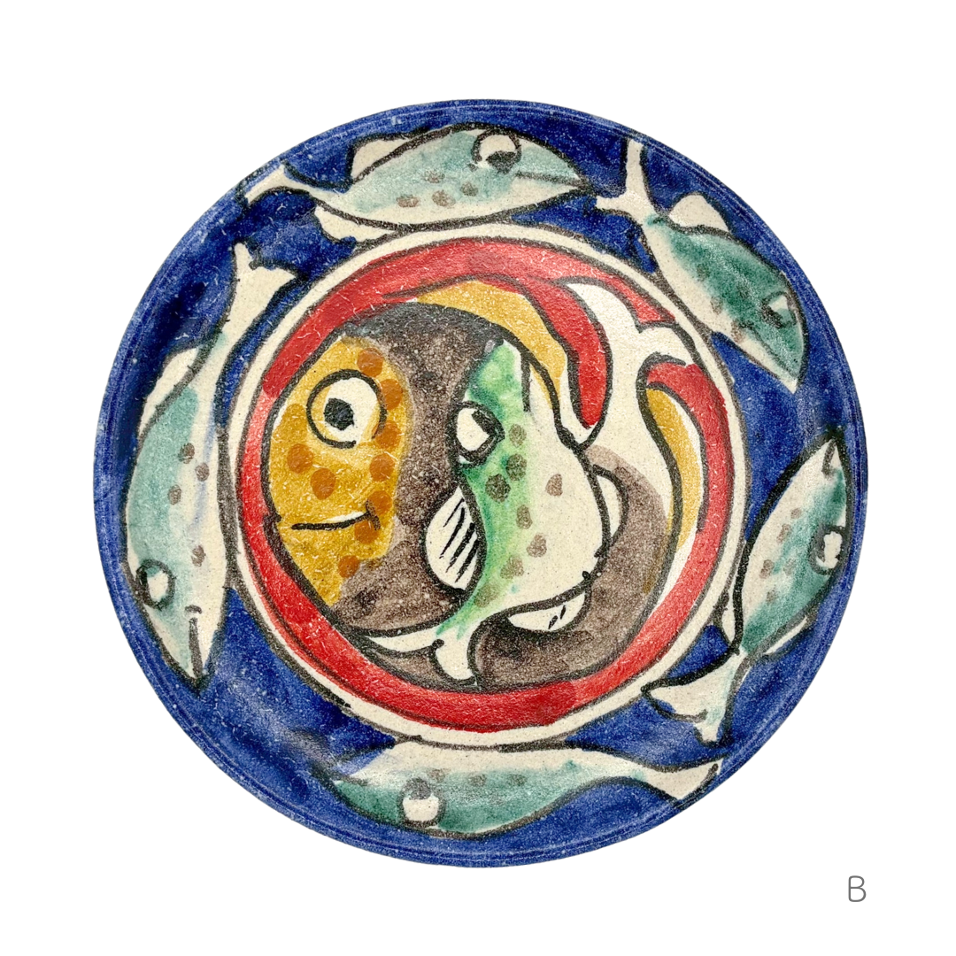 絵皿 - マット/魚 - （マッシミーノ）