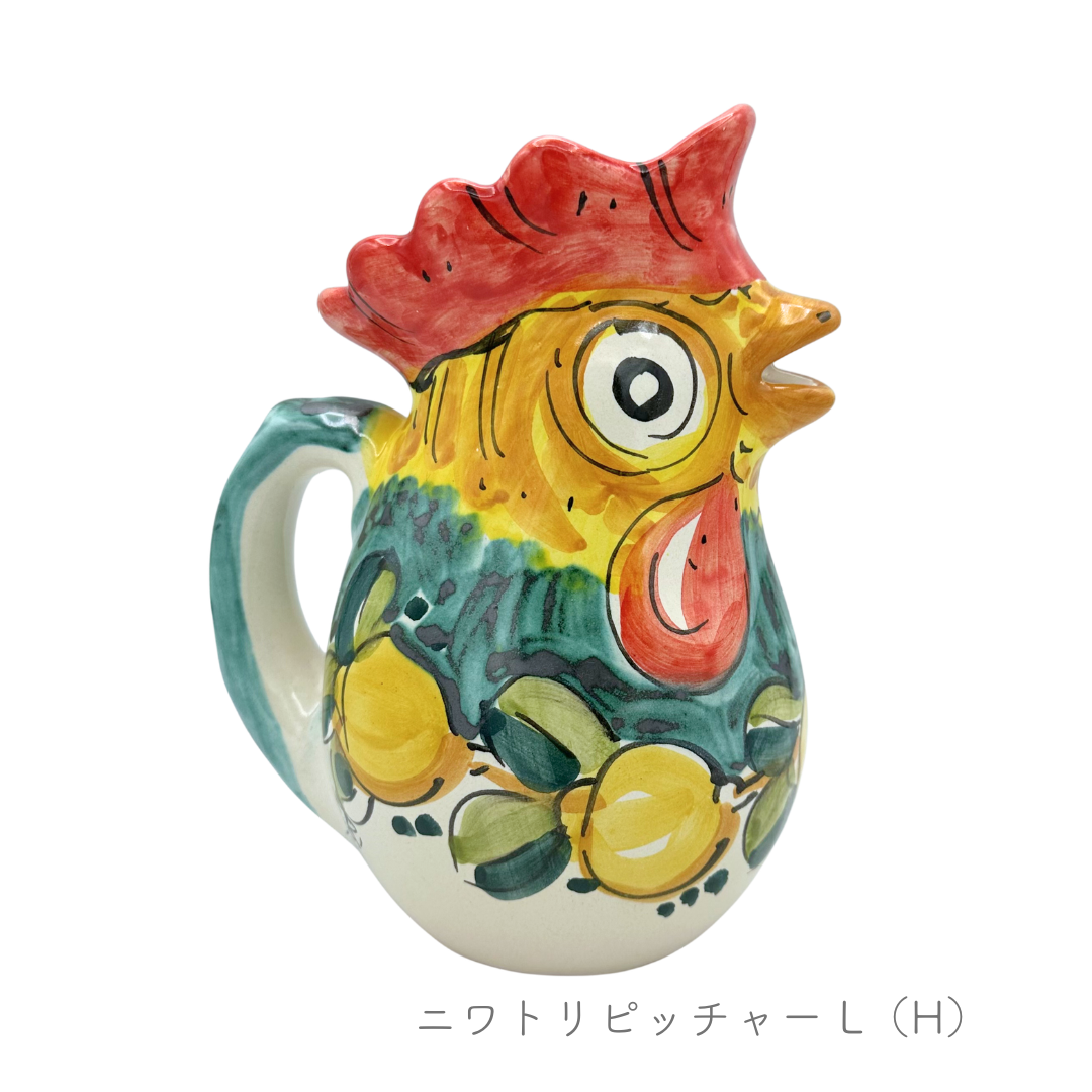 ニワトリピッチャー L / H20cm（マッシミーノ）
