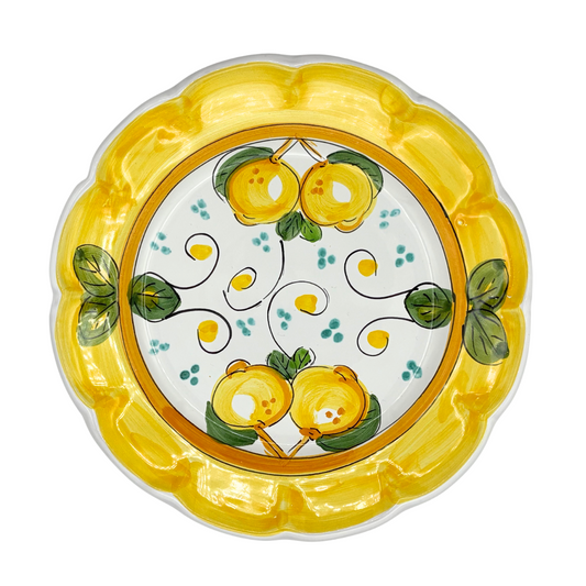 Lunch Plate - Plant Pattern - (Cheramix)
