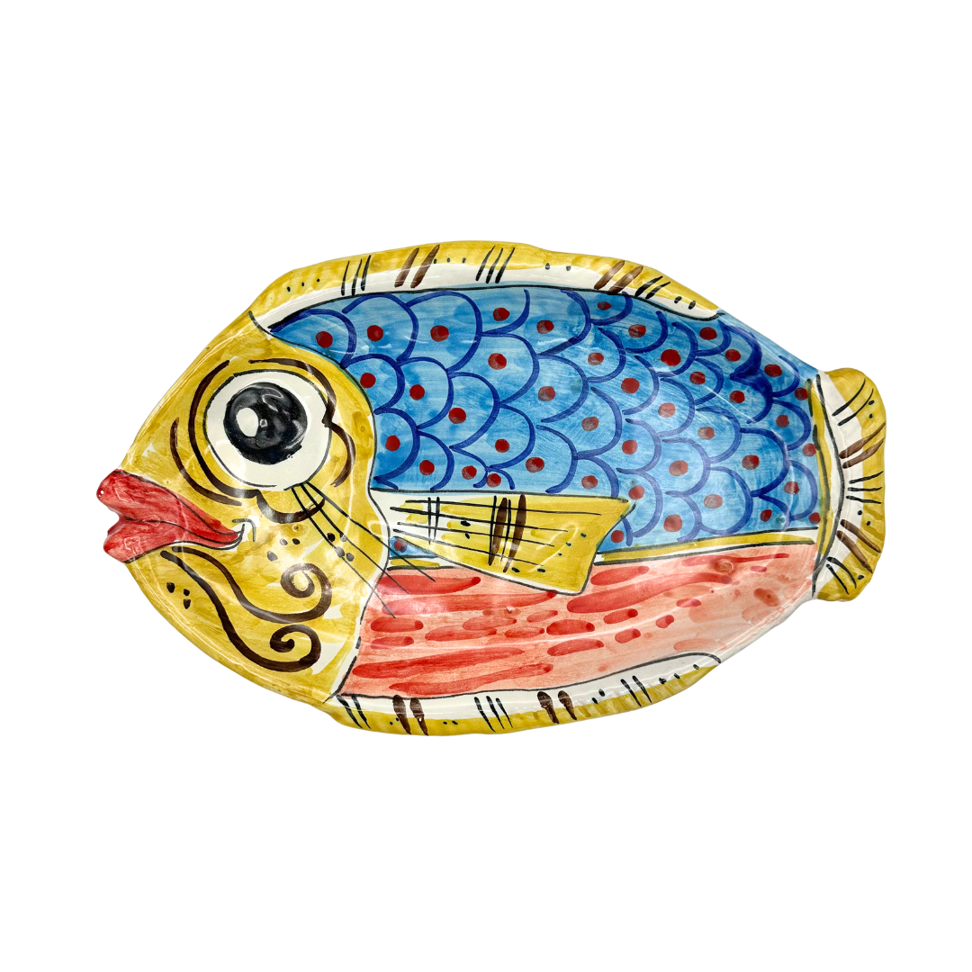 お魚プレート（楕円形）/（マッシミーノ）