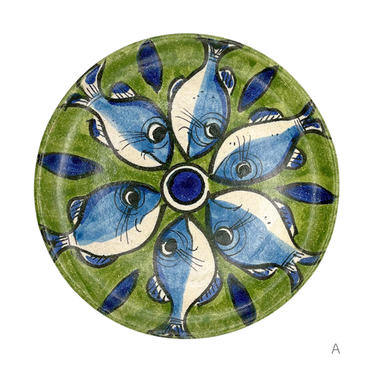 絵皿 - マット/魚 - （マッシミーノ）