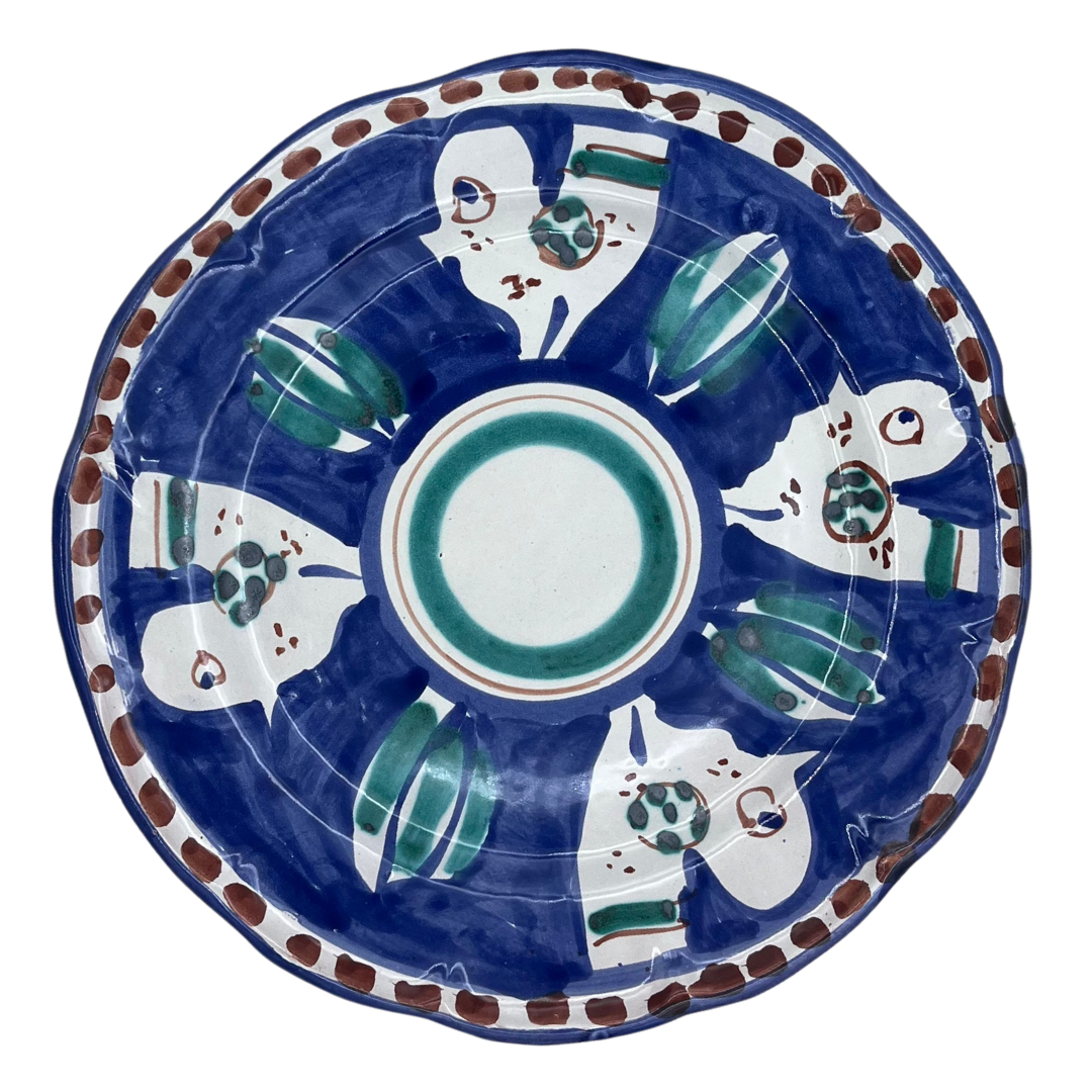 Dinner plate - Vietri type - (Massimino)