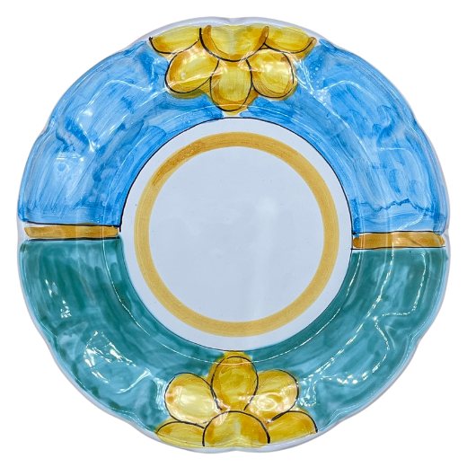 Lunch Plate - Plant Pattern - (Cheramix)