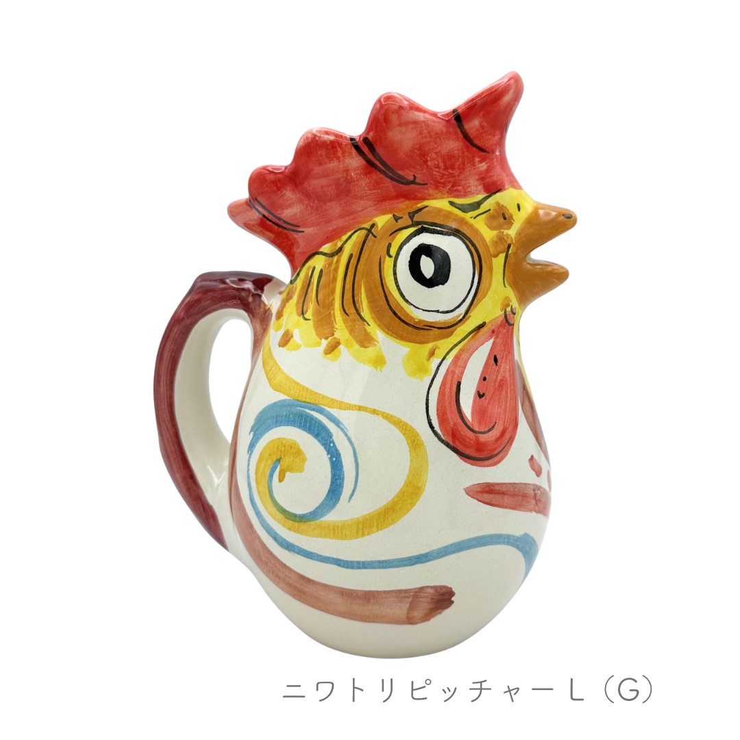 ニワトリピッチャー L / H20cm（マッシミーノ）