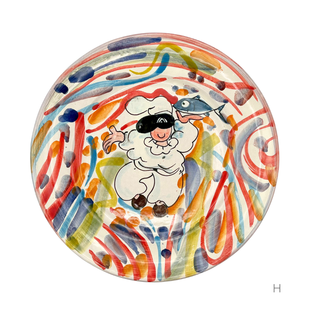 ディナープレート -プルチネッラ/リッシャ- （マッシミーノ）