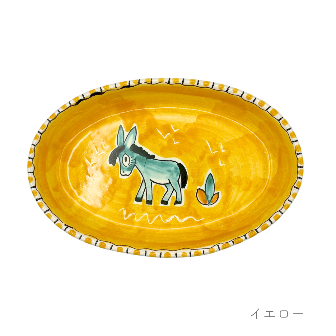 オーバル（楕円形） 26cm-ロバ-（マッシミーノ）