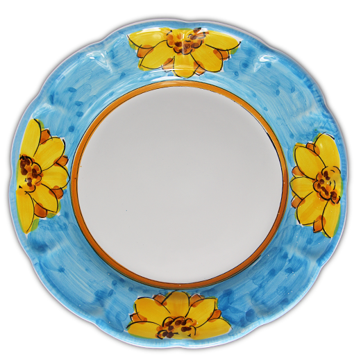 Lunch Plate - Plant Pattern - (Cheramix)