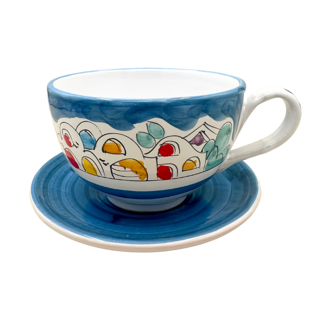 Latte cup and saucer (Cheramix)