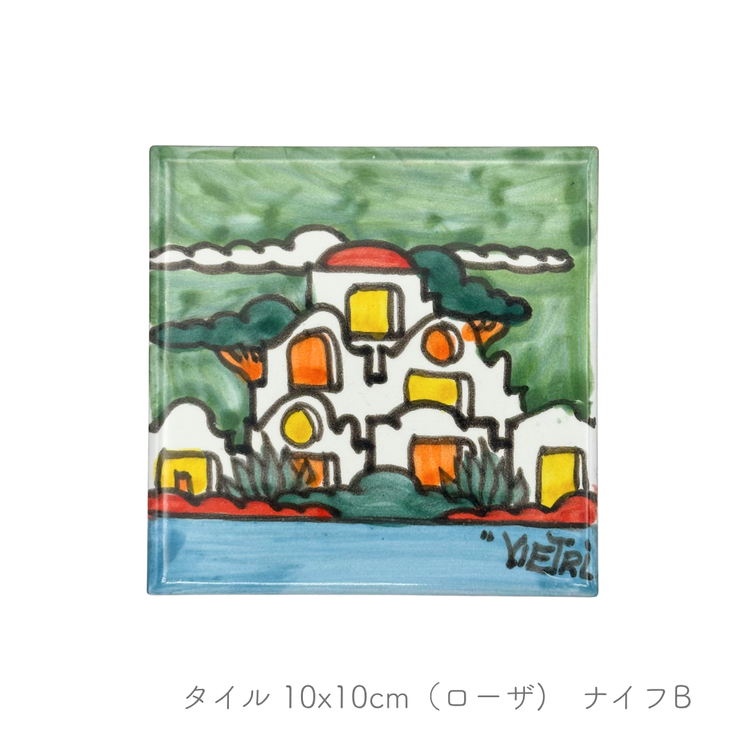 タイル 10x10cm (Rosa)