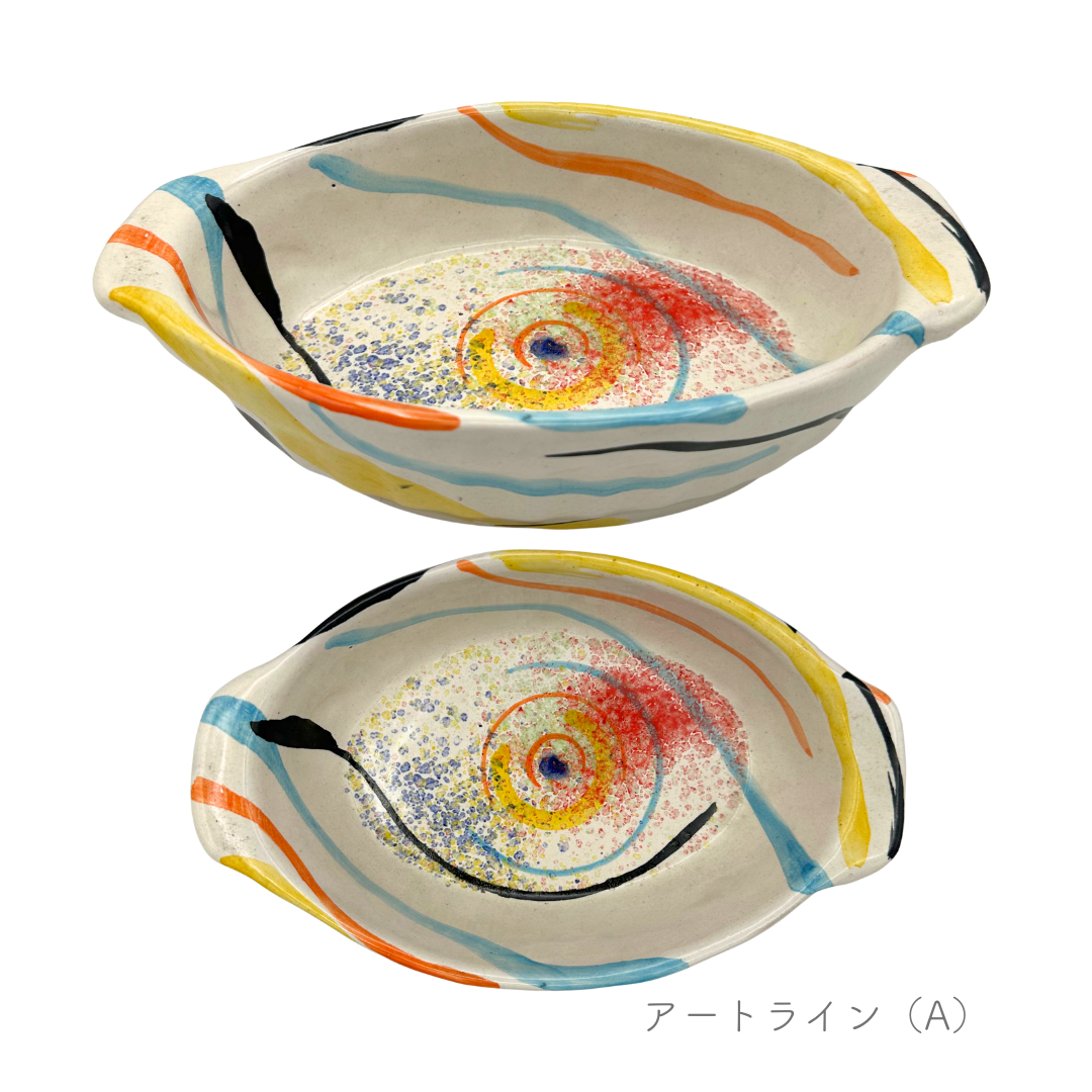 グラタン皿 - テガミーノ・楕円-（マッシミーノ）