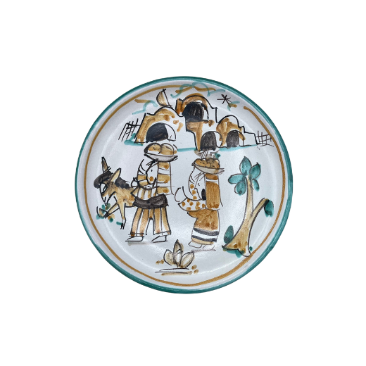 Painted plate (Massimino)