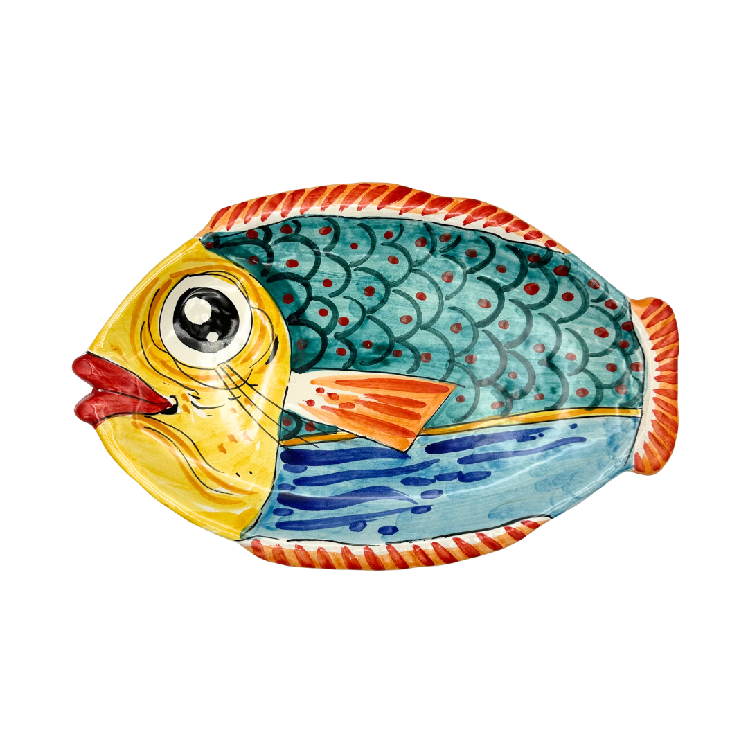 お魚プレート（楕円形）/（マッシミーノ）