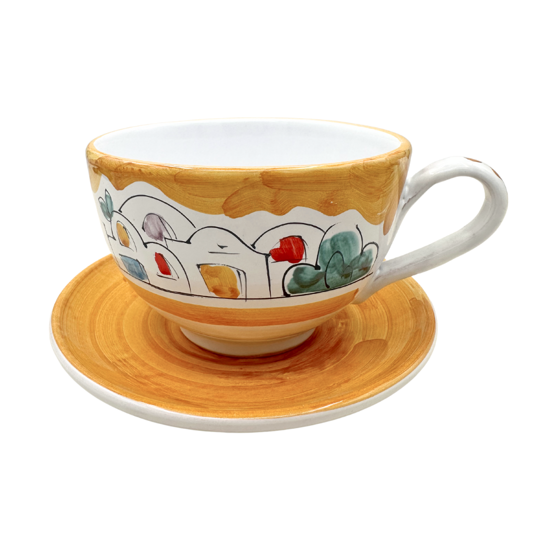 Latte cup and saucer (Cheramix)