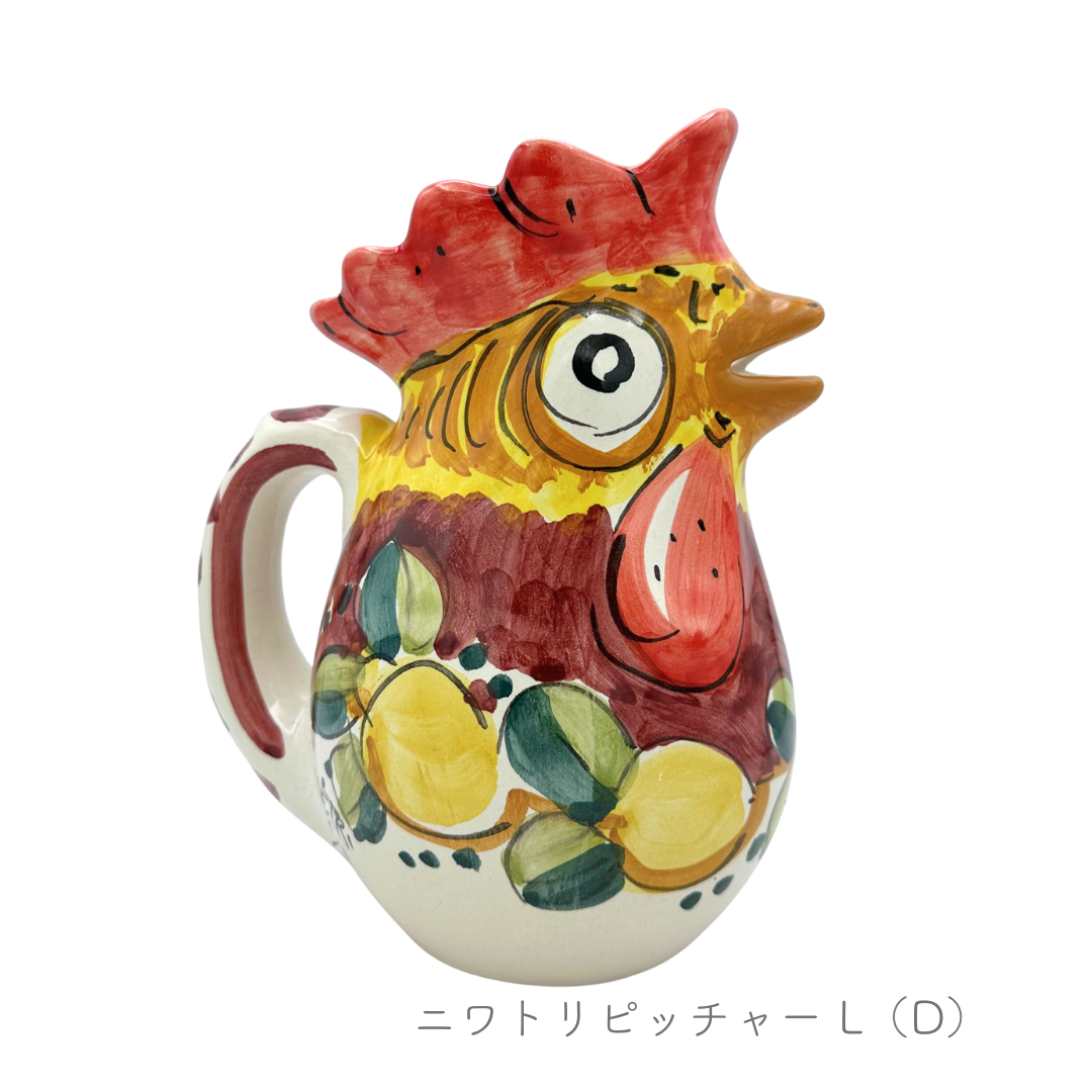 ニワトリピッチャー L / H20cm（マッシミーノ）