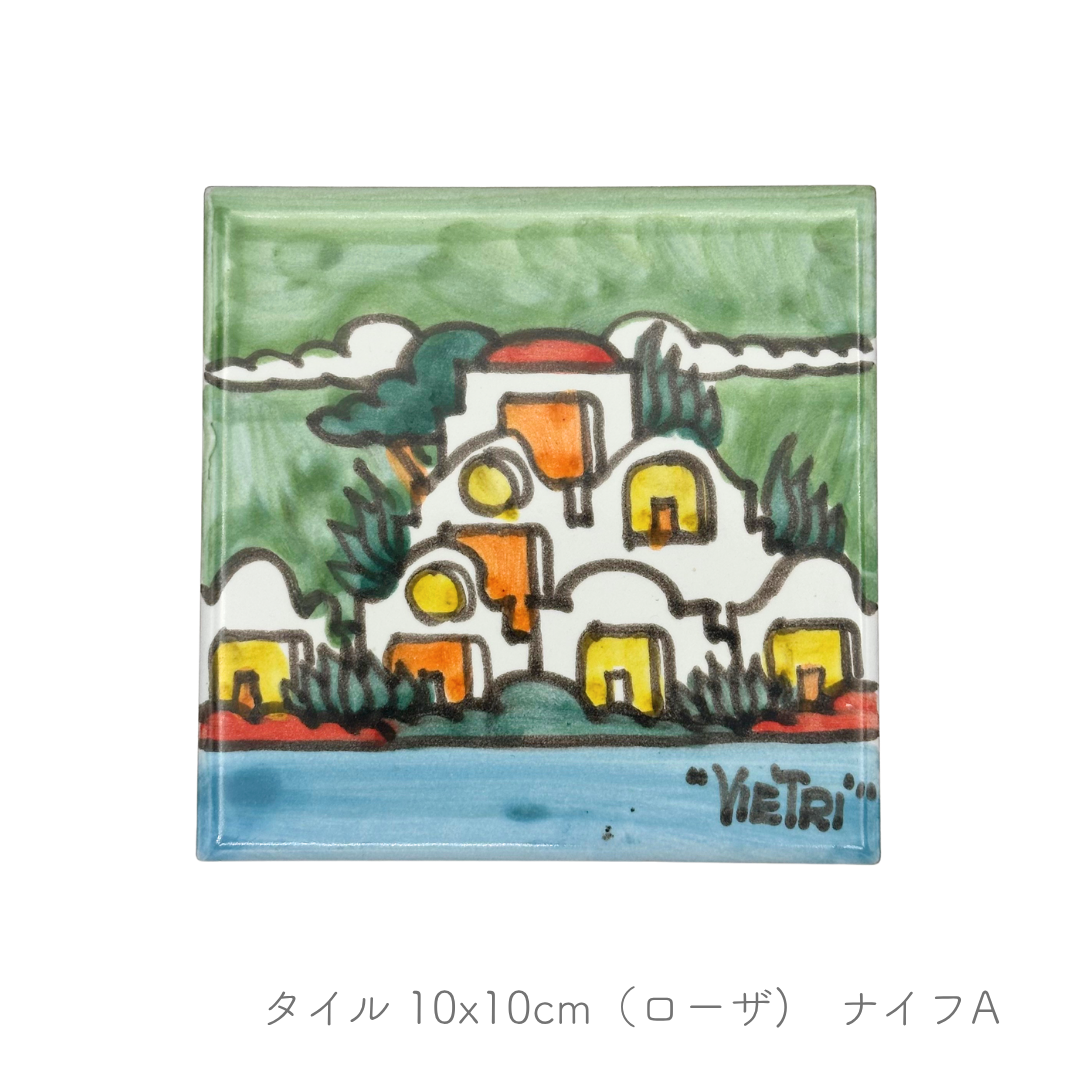 タイル 10x10cm (Rosa)