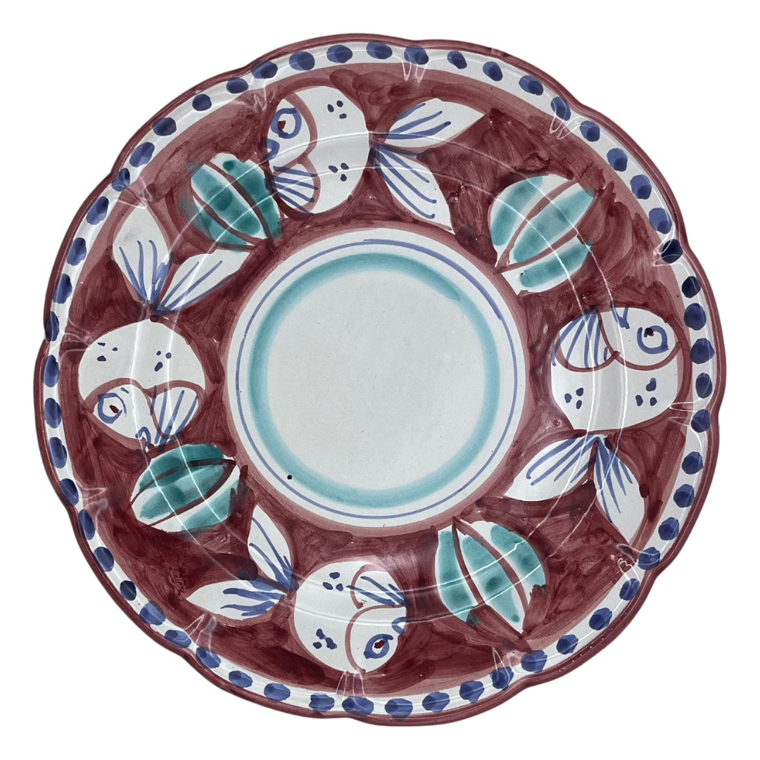 Dinner plate - Vietri type - (Massimino)