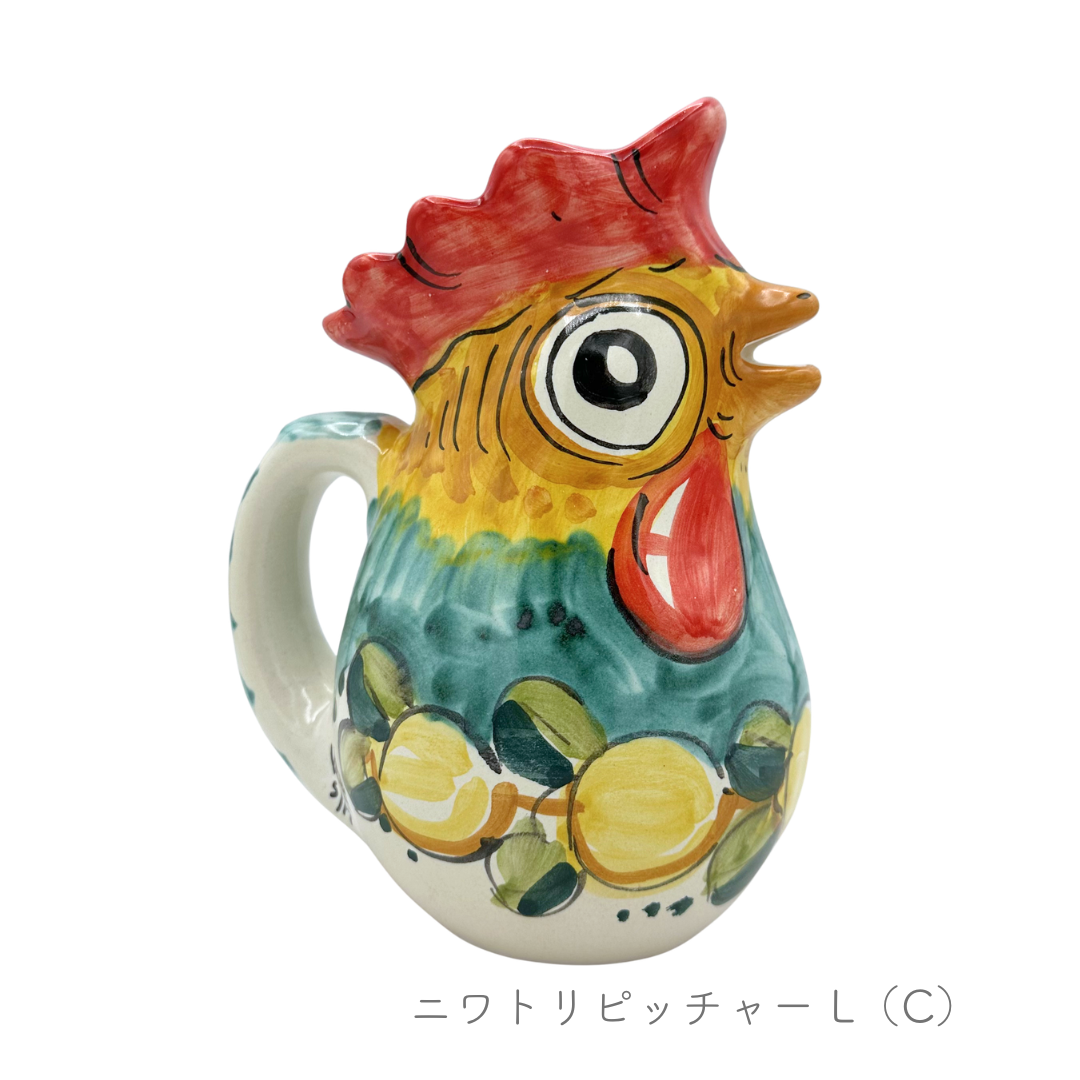 ニワトリピッチャー L / H20cm（マッシミーノ）