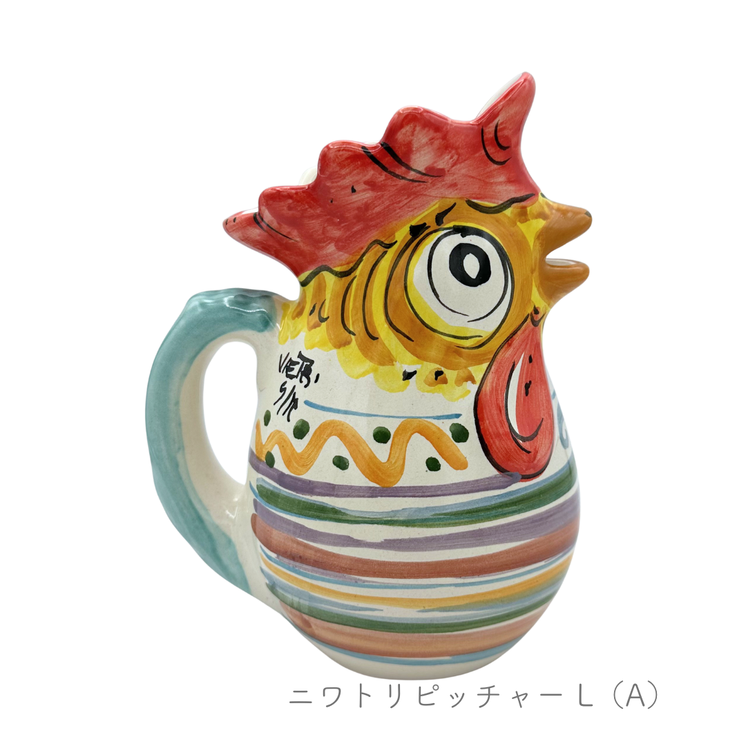 ニワトリピッチャー L / H20cm（マッシミーノ）