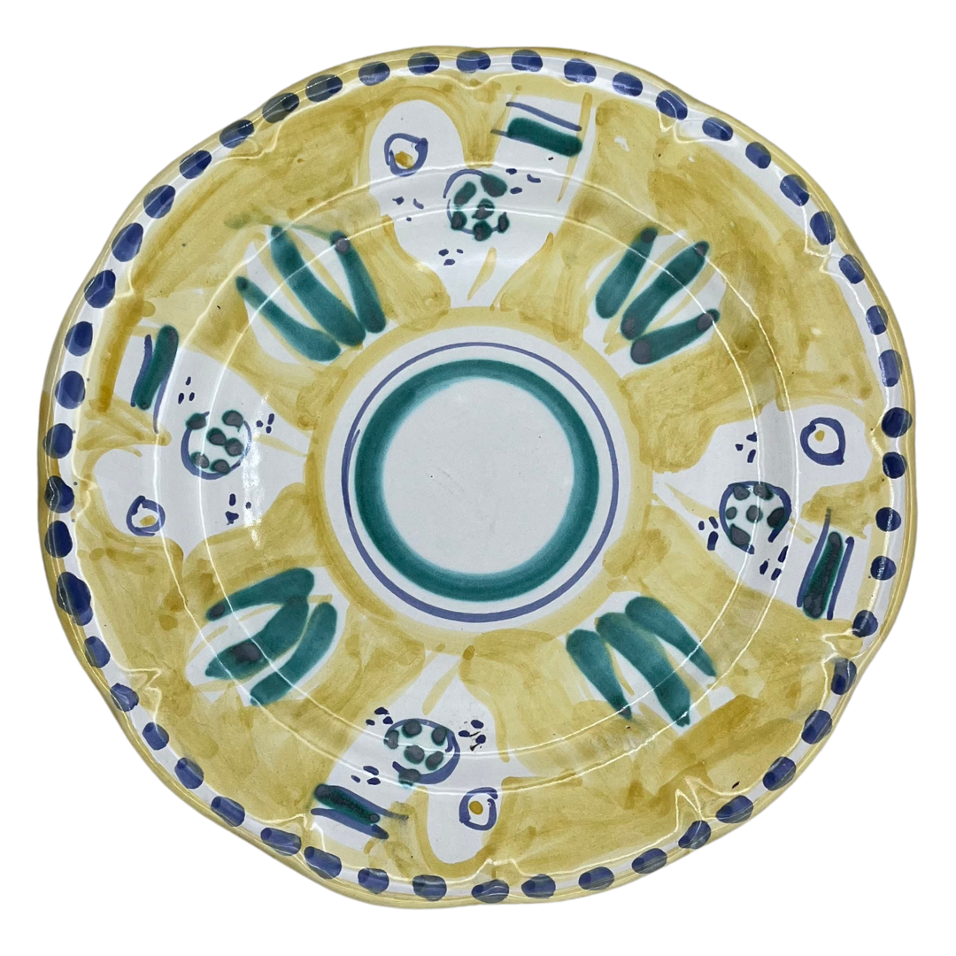 Dinner plate - Vietri type - (Massimino)