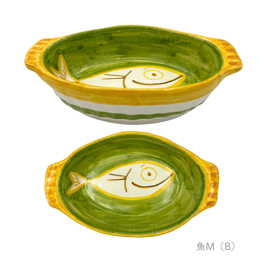 グラタン皿 - テガミーノ・楕円-（マッシミーノ）