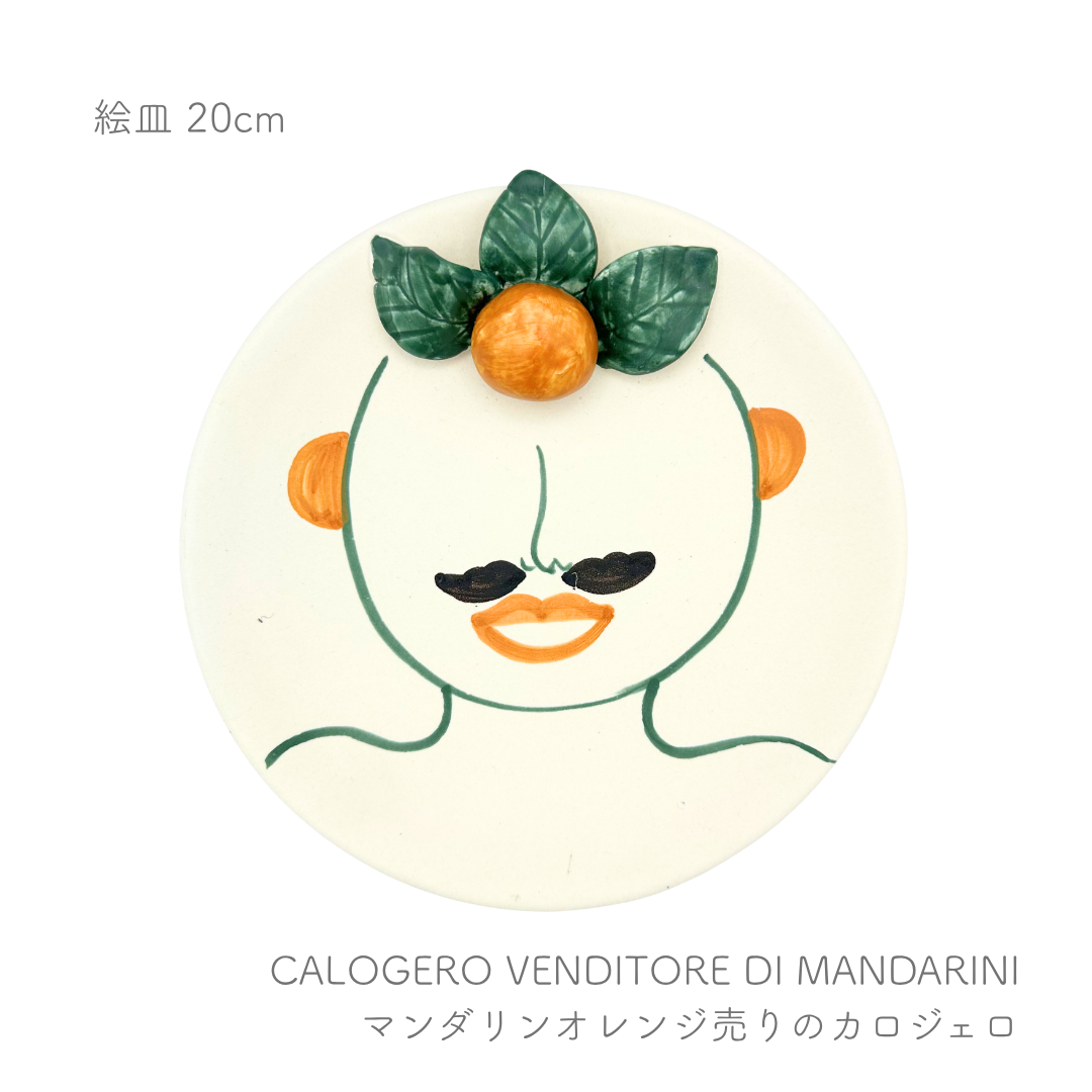 絵皿 20cm  （パトリツィア イタリアーノ）