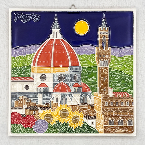 Ceramic painting -Tuscany-