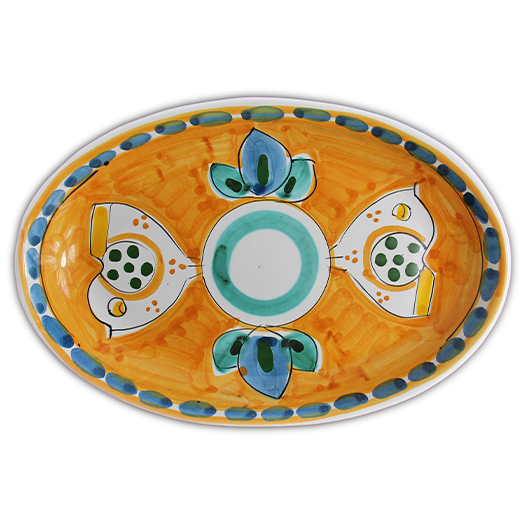 Oval (elliptical) - Animal pattern - (Cheramix)